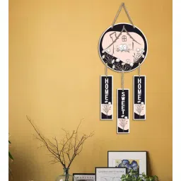 Black Engineered Wood Wall Hanging by Suveharts-picture-16