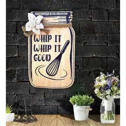 Brown Engineered Wood Wall Hanging by Suveharts-picture-14