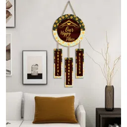 Brown Engineered Wood Wall Hanging by Suveharts-picture-13