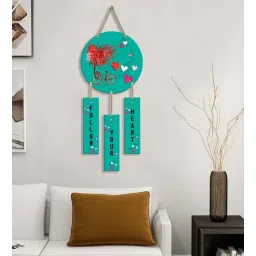 Green Engineered Wood Wall Hanging by Suveharts-picture-34