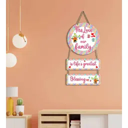 Multicolour Engineered Wood Wall Hanging by Suveharts-picture-37