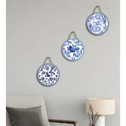 suveharts 3 Pcs Bird Wooden Circle Set Hanging-picture-21