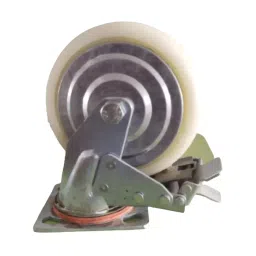 SUWAS TROLLEY STORE 6 x 2 Inch 500 Kg Nylon Swivel with Brake Castor Wheel 6X2-500-BR-Nylon-picture-39