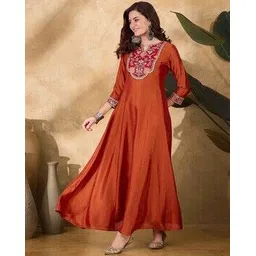 svaraa Women Embroidered Fit & Flare Dress-picture-37