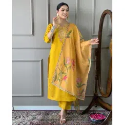 svaraa Women Embroidery Straight Kurta Set-picture-50