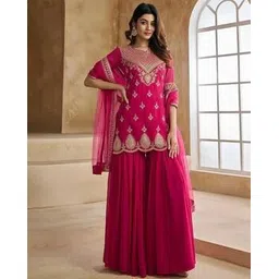 svaraa Women Embroidery Straight Kurta Set-picture-34