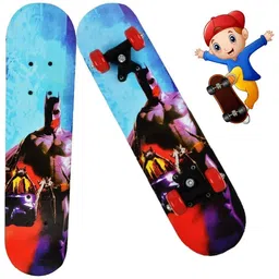 s.v.enterprises SuperHero Bats Skateboard for Beginners or Professional Mini Skateboard Motorized Skateboard image 1
