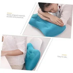 swabs Comfort Ultralight Inflatable by Pressing Air Pillow Air Solid Travel Pillow Pack of 1 image 4