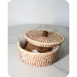 swadeh Single Maroon Sabai Grass Tandoor Tales Roti Box-picture-34
