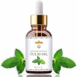 swadeshi herbal Khadi Pure Coldpressed Tulsi Oil, 30 ml-picture-35