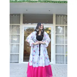 Swadeshi Shringaar Women Printed Button Shrug-picture-38