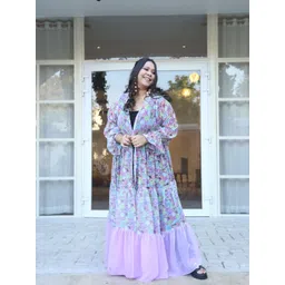 Swadeshi Shringaar Women Printed Longline Button Shrug-picture-35