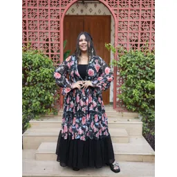 Swadeshi Shringaar Women Printed Longline Shrug-picture-23