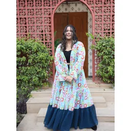 Swadeshi Shringaar Women Printed Longline Shrug-picture-34