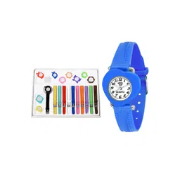 SWADESI STUFF Kids Dial & Straps Analogue Watch 11 BELT MIX 8181-picture-36