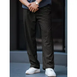 SWADESI STUFF Men Mid-Rise Cotton Regular Trousers image 1