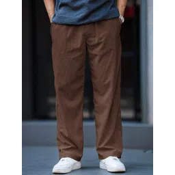 SWADESI STUFF Men Regular Fit Mid-Rise Cotton Trousers-picture-15