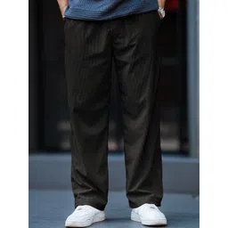 SWADESI STUFF Men Striped Mid-Rise Easy Wash Cotton Trousers-picture-21