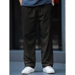 SWADESI STUFF Striped Cotton High-Rise Trousers-picture-13