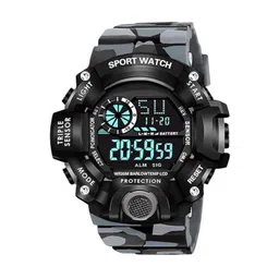 SWADESI STUFF Unisex Kids Dial & Bracelet Style Straps Analogue Automatic Watch ARMY GREY 2025-picture-11