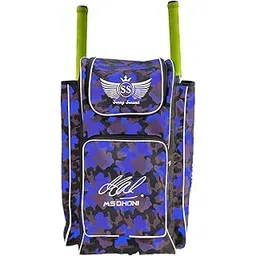 Swag Swank Cricket Kit Bag, Camouflage Pattern with Capacity, Multiple Compartments Duffle with Adjustable Straps (Blue)-picture-29