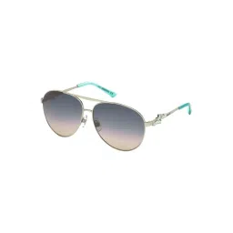 Swarovski Blue Aviator Sunglasses for Women-picture-41