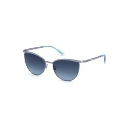 Swarovski Blue Cat Eye Sunglasses for Women-picture-36