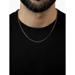 SWASHAA Men Gold-Plated Cuban Chain-picture-11