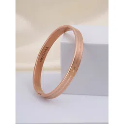 SWASHAA Men Rose Gold-Plated Kada Bracelet-picture-15