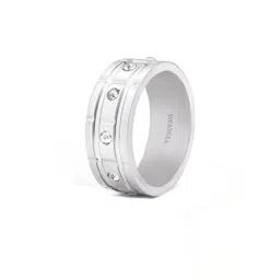 SWASHAA Men Zephyr Silver Ring-picture-28