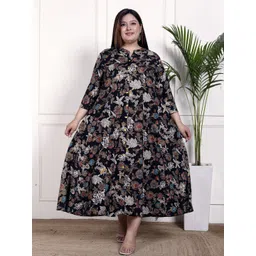 Swasti Ethnic Motifs Print Maxi Dress-picture-21