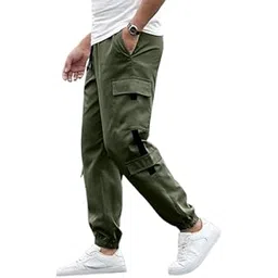 swastik aparels Swastik Apparels Men's Green Color Track Pant for Man | Track Pants | Joggers | Regular fit | Active wear-picture-35