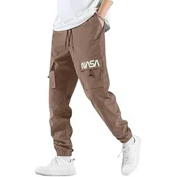 swastik aparels Swastik Apparels Men's Khaki Color NASA Track Pant for Man | Track Pants | Joggers | Regular fit | Active wear I Bottom Wear-picture-37