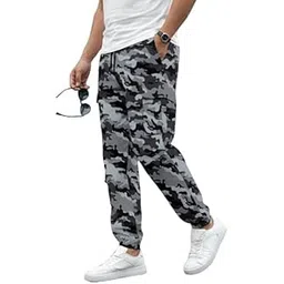 swastik aparels Swastik Apparels Men's Military Track Pant | Track Pants | Yoga Wear | Regular fit | Active wear | Lycra Full Elastic Jogger Track Pant | Gym Wear | Cargo Pant-picture-28