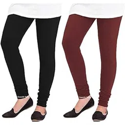 swastik stuffs Woolen Leggings Combo for Women | Winter Wear Warm Churidar Pack (Free Size, Pack of 2)-picture-15