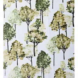 swayam Green Faux Silk Blackout 9 Feet Eyelet Curtain (Set of 2) image 4