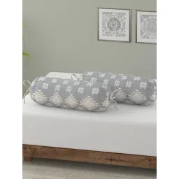 Swayam Ananda Grey Pure Cotton Abstract Diwan Set-picture-28