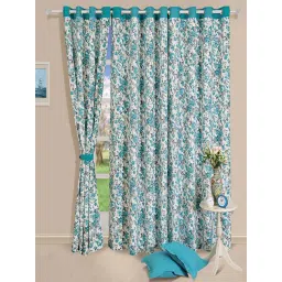 Swayam  Floral Printed Eyelet Window Curtain - Single Piece (5 Ft)-picture-34