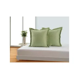 Swayam Green Polyester 61 cm x 61 cm Cushion Covers - Set of 2-picture-15