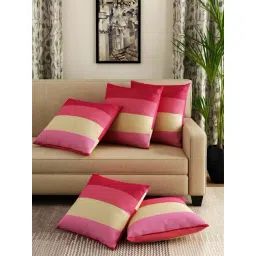 Swayam Multicolor Cotton 30 cm x 30 cm Cushion Covers - Set of 5-picture-19