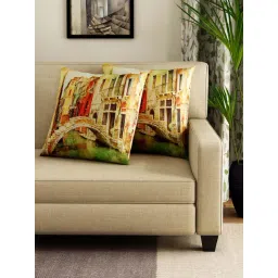 Swayam Multicolor Cotton 40 cm x 40 cm Cushion Covers - Set of 2-picture-39