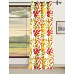 Swayam OMEGA Yellow & Red Polyester 180 TC 330 GSM Door Curtain-picture-29