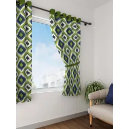 Swayam Premium Lining Eyelet Window Curtain - Single Piece (5 Ft)-picture-23