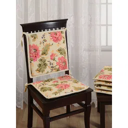 Swayam Set of 6 Printed Chair Pads with Loops-picture-38