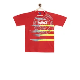 SWEET ANGEL Boys Red Printed Round Neck T-shirt-picture-13