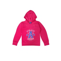 SWEET ANGEL Unisex Pink & Blue Printed Hooded Sweatshirt-picture-45