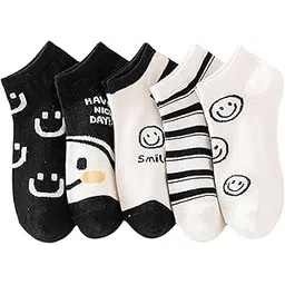 sweet caboodles Women's Ankle Socks for Casual & Sports Multicolor Odour Free Fancy Multi design Socks Pack-picture-14