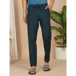 Sweet Dreams Airforce Blue Cotton Regular Fit Nightwear Pyjamas-picture-17