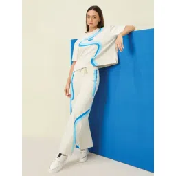 Sweet Dreams Beige Cotton Printed T-Shirt With Pants-picture-11