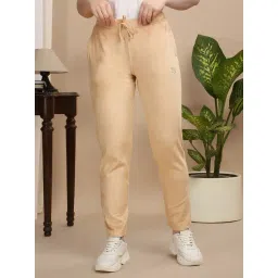 Sweet Dreams Beige Regular Fit Solid Trackpants-picture-13